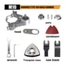 Multifunctional Angle Grinder Attachment Converter  Oscillate Saw Blade Adapter Compatible For Powe 6