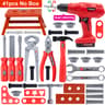 Children Tool Set With Electric Toy Drill Fun Pretend Play Tool Kit For Boys  Girls 9