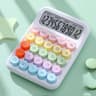 Colorful Mechanical Keyboard Calculator Digit Desktop Stationery 7