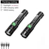 Outdoor Tactical Zoom LED Flashlight Waterproof USB Rechargeable High Power LED Torch For Camping   6