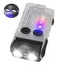 Keychain LED UV Flashlight Rechargeable Work Light With Clip Magnet And Buzzer Ideal For Camping DI 6