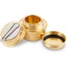 Brass Alcohol Burner With Flame Regulator Efficient Spirit Stove For Camping  Cooking 6