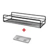 Multi Use Wall Mounted Spice Rack Metal Shelf For Kitchen  Bathroom Storage 6