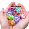 Glow In The Dark Mini Turtle Figurines Set Luminous Plastic DIY Craft  Party Favors 6