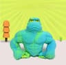 Premium  Squishy Orangutan Fidget Toy Fun Elastic Monkey Stress Relief Toy 5