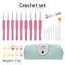 Ergonomic Crochet Hook Set Extra Long Kit With Soft Grip Crochet Needles For Beginners  Pros 7
