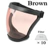 ClearGuard Full Face Shield Safety Glasses For Dust Wind  Splash Protection 10