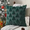 Cozy Knitted Christmas Cushion Cover With Santa  Tree Design For Sofa And Holiday Home Decor 14
