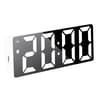 LED Digital Wall Clock With Voice Control Mirror Alarm Clock  Adjustable Brightness 6
