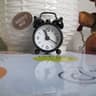 Cute Mini Alarm Clock Metal Kids Bedside Desk Clock With Classic Analog Display 4