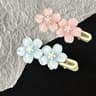 Cherry Blossom Hair Clips For Girls Kawaii Flower Hair Barrettes For Side Bangs  Everyday Styling 8
