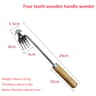 Teeth Garden Weed Puller And Dual Purpose Hand Weeder Tool 6