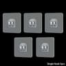 Adhesive Wall Hooks For Wire Shelves No Drill Transparent Mounts 7