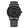 Magnetic Rolling Pointer Leather Quartz Watch For Men 16