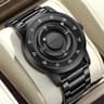 Magnetic Force Quartz Watch For Men Waterproof Scrolling Pointer Wristwatch 10