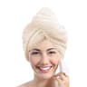 Quick Dry Microfiber Hair Towel Wrap With Button 11