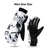 Winter Ski Gloves With Fleece Lining Touchscreen PU Leather Palm 7