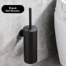 Wall Mounted Stainless Steel Toilet Brush Holder With Plastic Cup 8