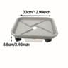 Square Rolling Plant Stand With Four Wheels And Drainage Tray 8