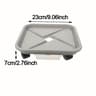 Square Rolling Plant Stand With Four Wheels And Drainage Tray 6