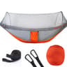 Treehouse Mosquito Net Hammock Gray Orange