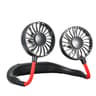 Wearable Portable Neck Fan For Personal Cooling Black