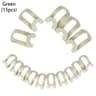 Closet Clothing Hanger Magic Hooks (15 pcs) Green ( Pack of 15)