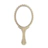 Hand Held Vintage Lace Makeup Mirror Portable Oval Round Mirror Noble Retro Court Style Beauty Tool 10