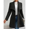 Mia Muse Womens Coat Winter Work Coat Long Sleeve Lapel Blazer Solid Color Outerwear Valentines Day 7
