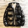Trendy Mens Cotton Coat Winter Puffer Jacket Fleece Lined Plus Size Cold Weather Jacket 3
