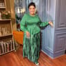 Elegant Ankara Maxi Dress Plus Size African Party Dresses For Women Dashiki Lace Wedding Gown Fashi 1