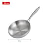 Premium Stainless Steel Frying Pan Induction Compatible Cookware Gas Stove  Steak Searing Pan 6