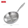 Premium Stainless Steel Frying Pan Induction Compatible Cookware Gas Stove  Steak Searing Pan 8