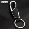 Premium Leather Metal Keychain For Men  Women Stylish Waist Key Ring 4