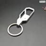 EliteDrive Metal Car Keychain Premium Silver Key Ring Gift For Men  Women 6