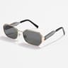 Vintage Edge Retro Rectangle Sunglasses For Men  Women 5