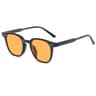 Retro Luxe Square Frame Sunglasses For Men  Women UV Shield Eyewear 7