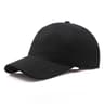 Black Baseball Cap Snapback Dad Hat Unisex Adjustable Casual Streetwear Cap 5