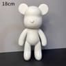 DIY Fluid Bear Kit Bearbrick Style Decor Paint Pouring Craft Sculpture 6