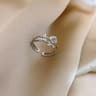 Goth Rose Thorn Stainless Steel Ring Adjustable Couple Ring For Men  Women 7