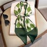 Elegant Skinny Silk Scarf Satin Hair Ribbon Neck Tie Headband Bag Handle Scarf For Women 3