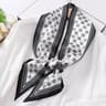 Elegant Skinny Silk Scarf Satin Hair Ribbon Neck Tie Headband Bag Handle Scarf For Women 7