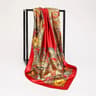 Elegant Silk Scarf For Women Printed Square Silk Scarf For Hair Hijab  Beach Styling 4