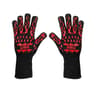 FireShield BBQ Gloves Heat Resistant Grill  Oven Gloves With Non Slip Silicone Grip 11