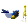 Interactive Cat Bird Toy Wall Hanging Cat Teaser Toy With Sound  Catnip 6