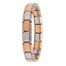 Hapiship Italian Charm Bracelet For Women Stainless Steel Elastic DIY Charm Bangle 18
