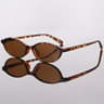 Minimalist Oval Sunglasses With Black Frame UV Protection For Men  Women 4