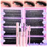 DIY Lash Extension Kit With Cluster Lashes And Bond  Seal For Natural Wispy Volume 8