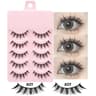 DINGSEN Manga Lashes Pair Anime False Eyelashes Soft Wispy Strip Lashes 6