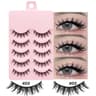 DINGSEN Manga Lashes Pair Anime False Eyelashes Soft Wispy Strip Lashes 9